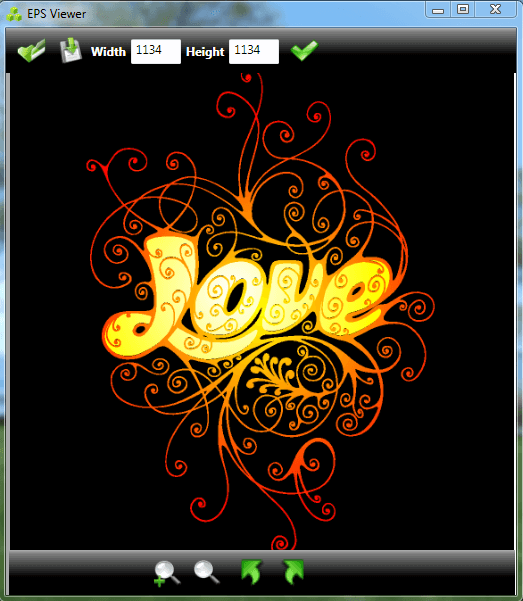 Free EPS Viewer – free software that lets you view (.eps) files easy Screen Shot